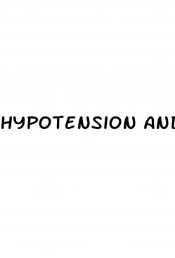 hypotension and erectile dysfunction