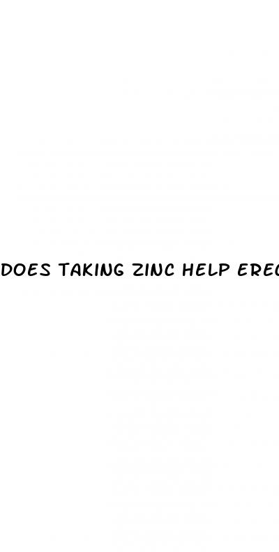 does taking zinc help erectile dysfunction