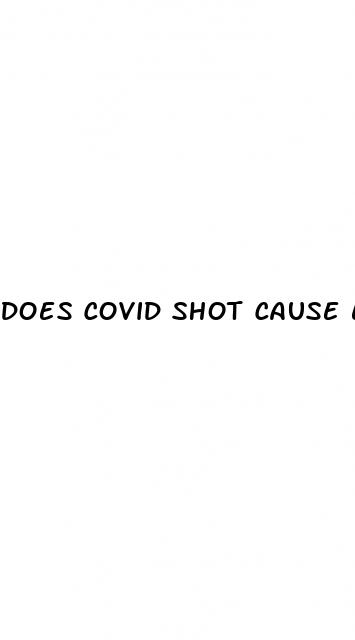 does covid shot cause erectile dysfunction