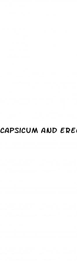 capsicum and erectile dysfunction