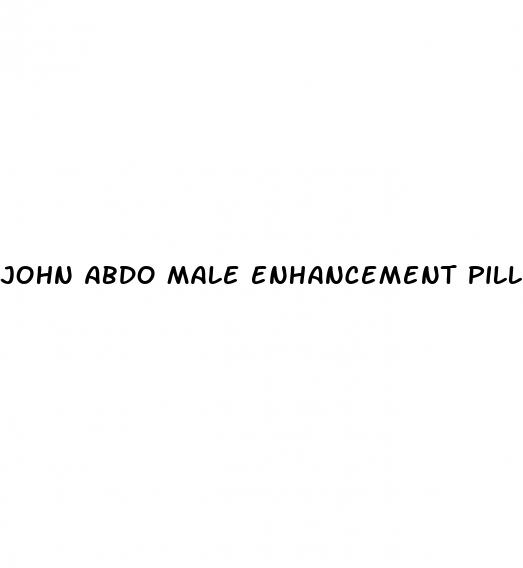 john abdo male enhancement pills