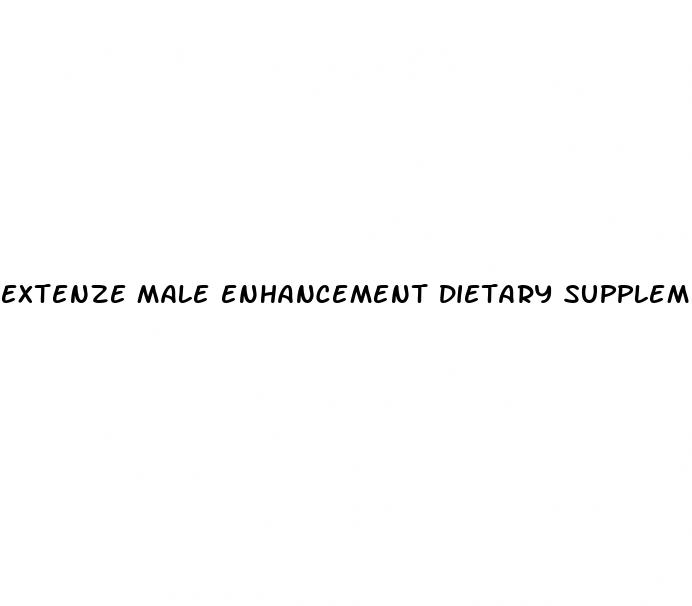 extenze male enhancement dietary supplement