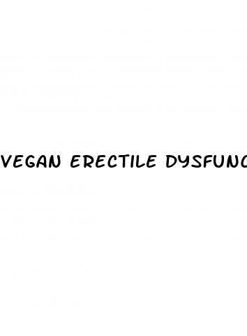 vegan erectile dysfunction