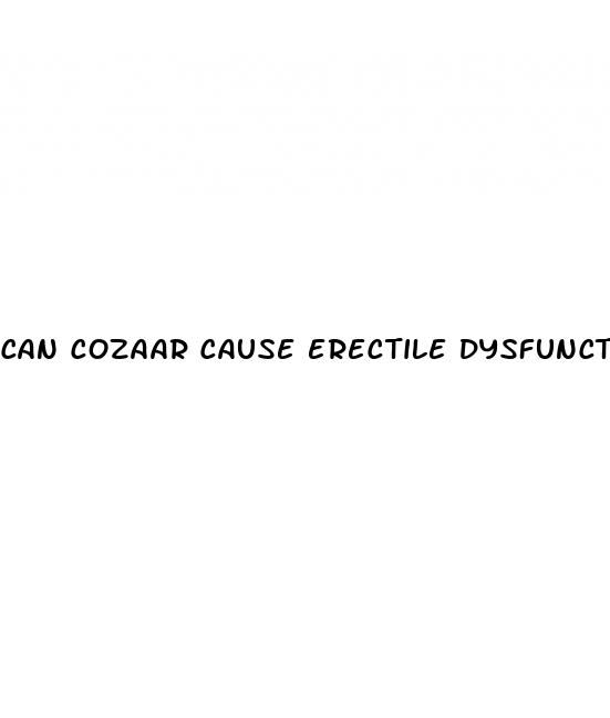 can cozaar cause erectile dysfunction
