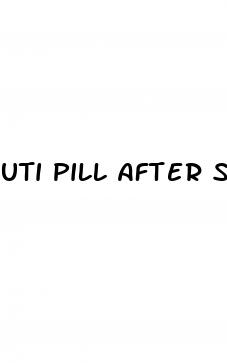 uti pill after sex
