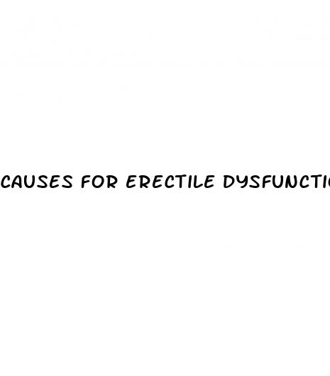 causes for erectile dysfunction in 20s