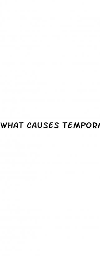 what causes temporary erectile dysfunction