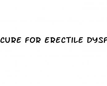 cure for erectile dysfunction treatment