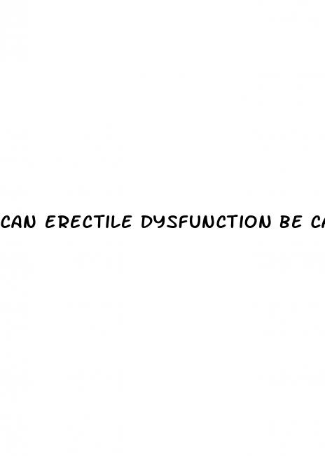 can erectile dysfunction be caused by nerve damage