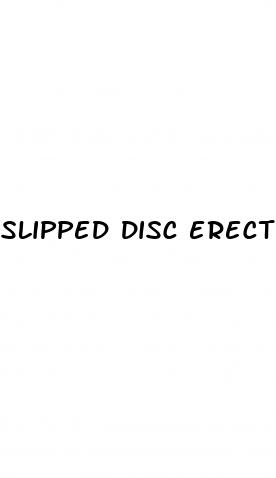 slipped disc erectile dysfunction