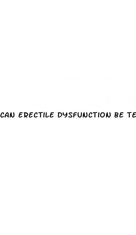 can erectile dysfunction be temporary