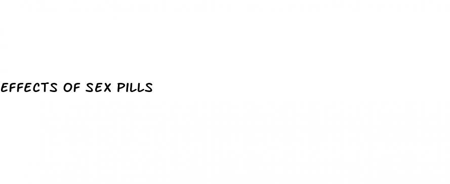 effects of sex pills