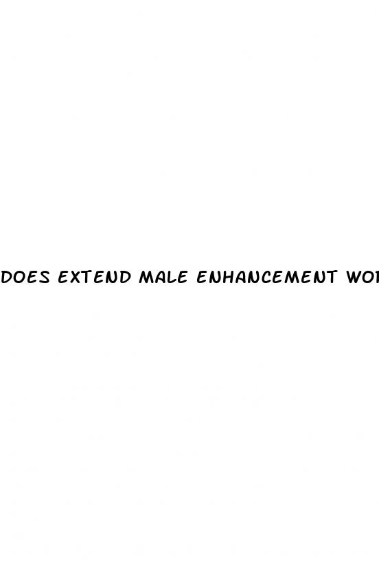 does extend male enhancement work