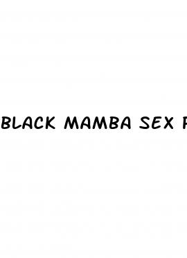 black mamba sex pill side effects