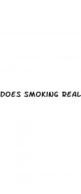 does smoking really cause erectile dysfunction