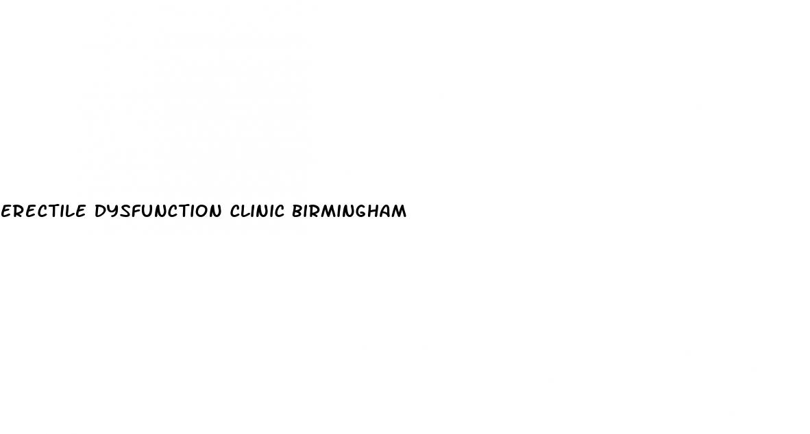 erectile dysfunction clinic birmingham