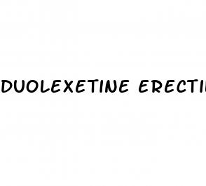 duolexetine erectile dysfunction