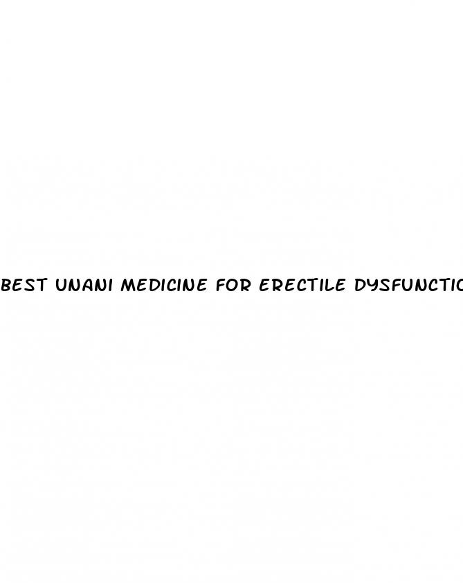 best unani medicine for erectile dysfunction