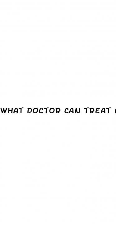 what doctor can treat erectile dysfunction