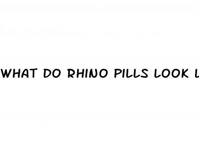 what do rhino pills look like