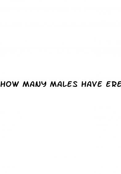 how many males have erectile dysfunction