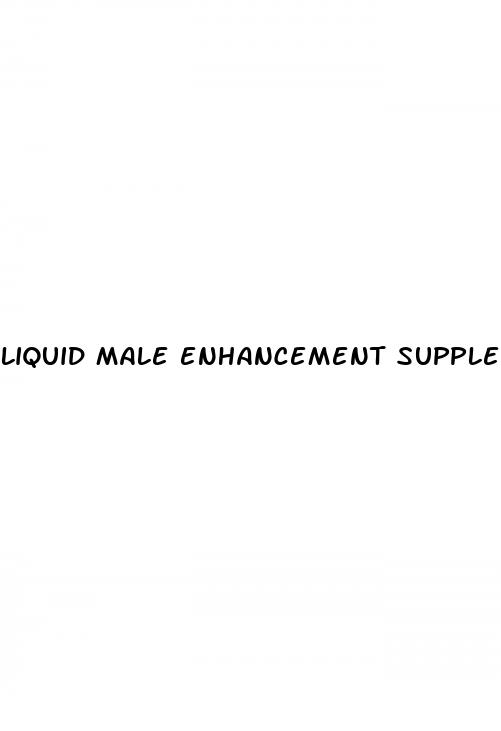 liquid male enhancement supplements