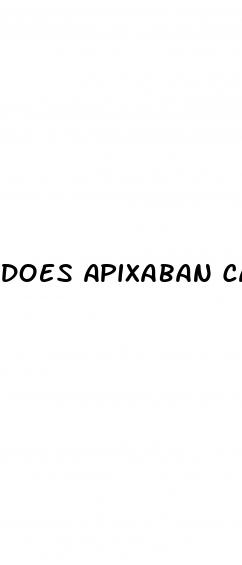 does apixaban cause erectile dysfunction
