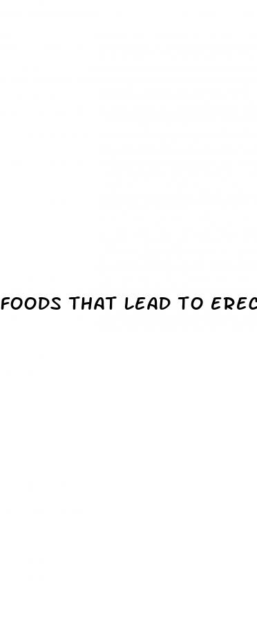 foods that lead to erectile dysfunction