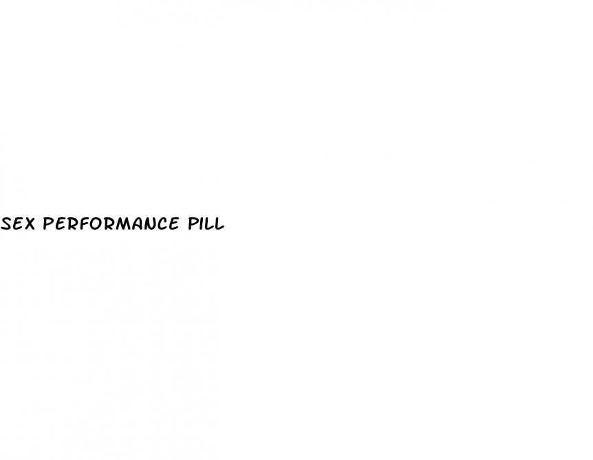 sex performance pill
