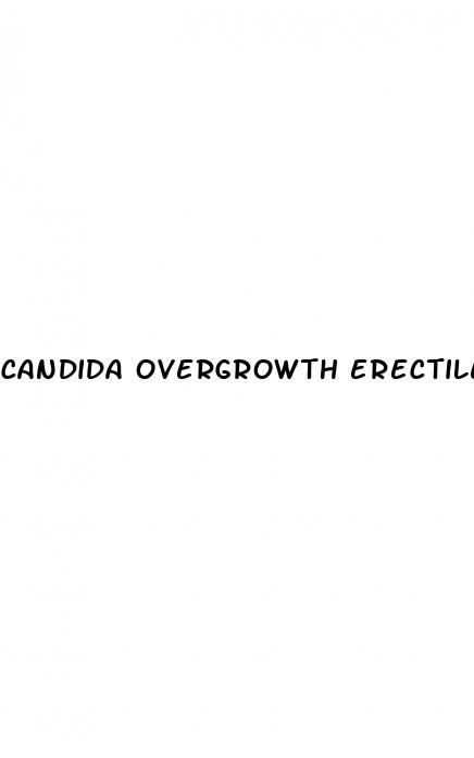 candida overgrowth erectile dysfunction