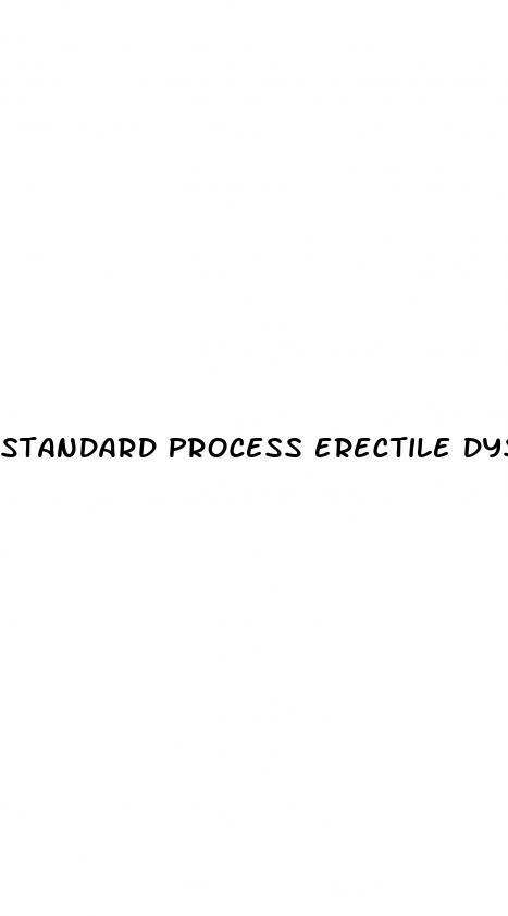 standard process erectile dysfunction
