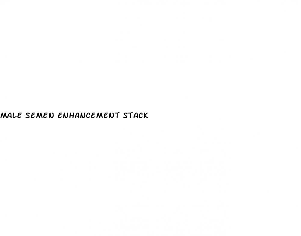 male semen enhancement stack