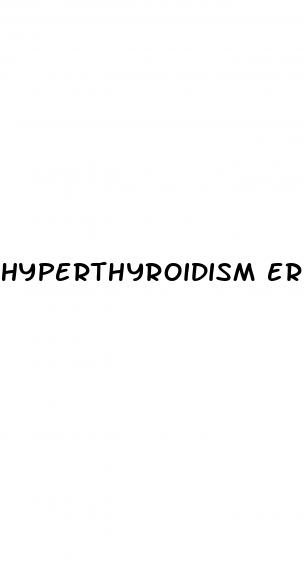 hyperthyroidism erectile dysfunction reddit