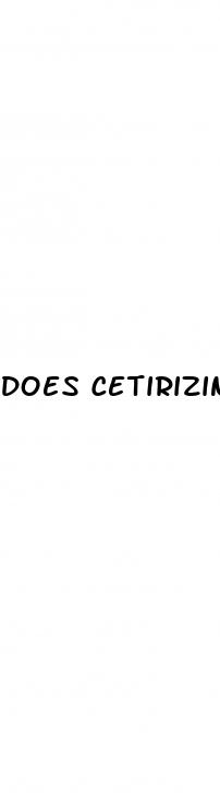 does cetirizine cause erectile dysfunction