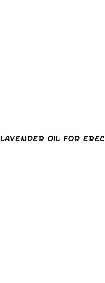 lavender oil for erectile dysfunction