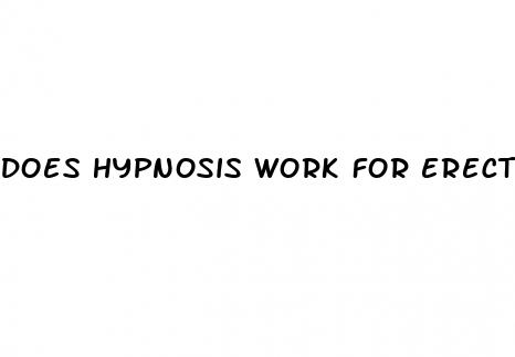 does hypnosis work for erectile dysfunction