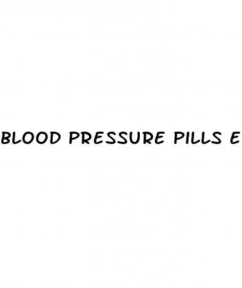 blood pressure pills ed