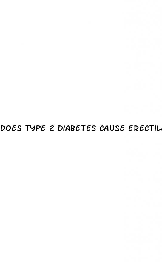 does type 2 diabetes cause erectile dysfunction