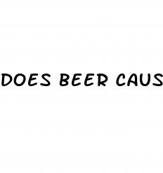 does beer cause erectile dysfunction
