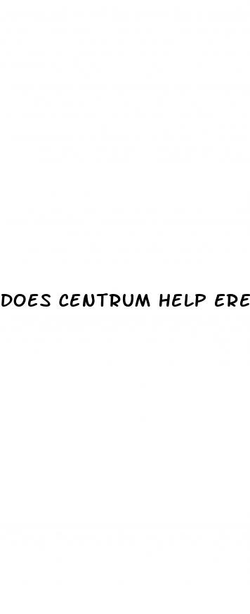 does centrum help erectile dysfunction