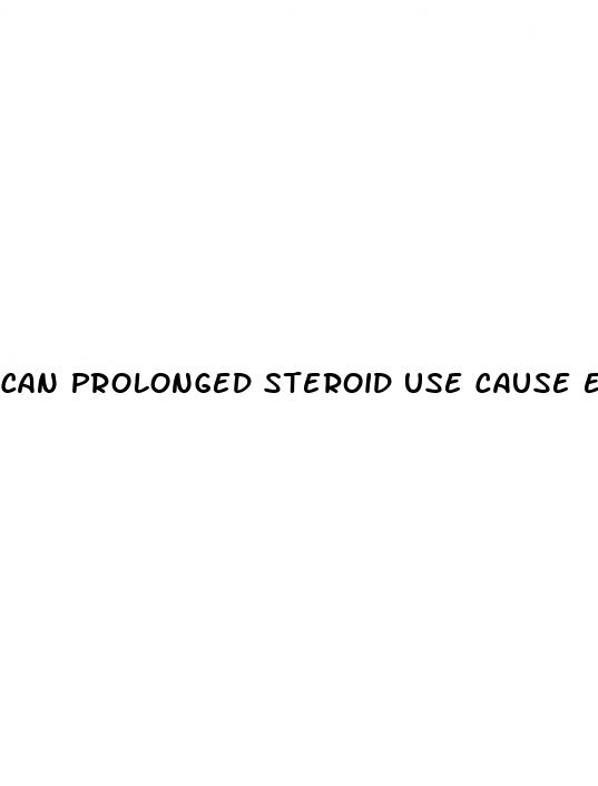 can prolonged steroid use cause erectile dysfunction