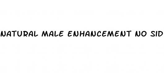 natural male enhancement no side effects