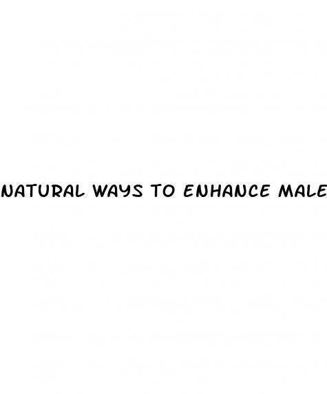 natural ways to enhance male stamina