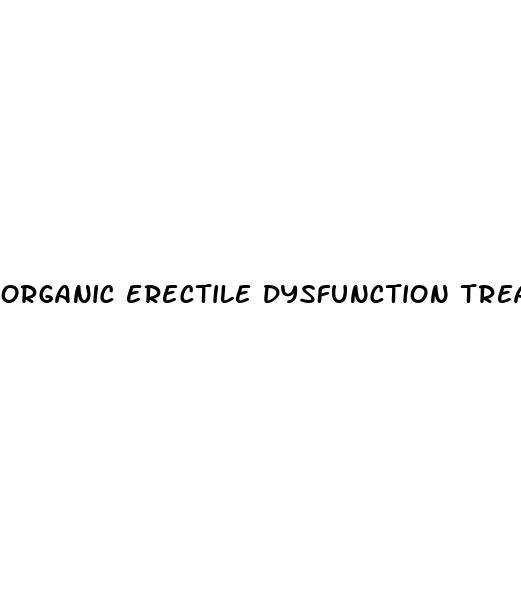 organic erectile dysfunction treatment