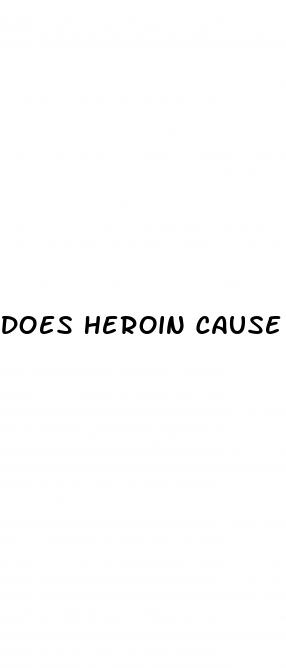 does heroin cause erectile dysfunction