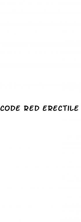 code red erectile dysfunction