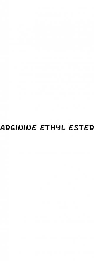 arginine ethyl ester erectile dysfunction