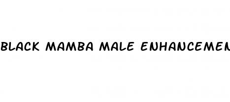 black mamba male enhancement pill side effects