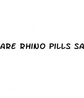 are rhino pills safe 2024
