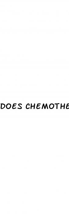 does chemotherapy affect erectile dysfunction